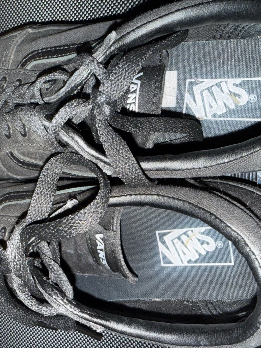 All-Black Low-Top Canvas Sneakers for Kids